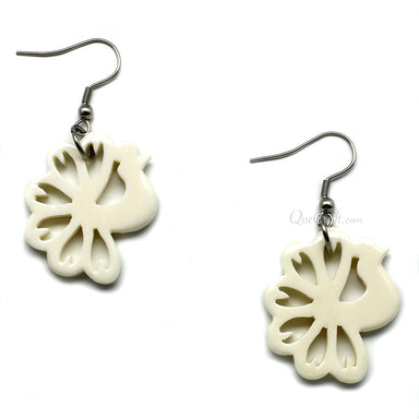 Bone Earrings #10568 - HORN JEWELRY
