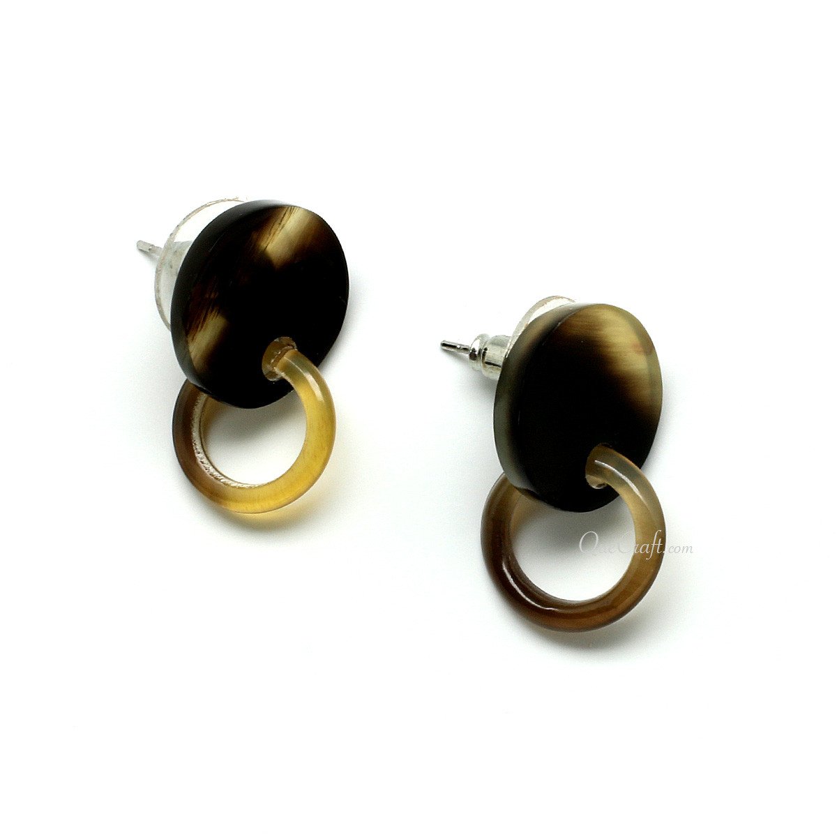 Horn Ear Studs #11615 - HORN JEWELRY