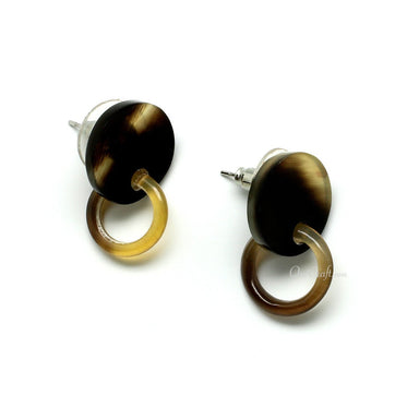 Horn Ear Studs #11615 - HORN JEWELRY