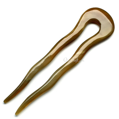 Horn Hair Pin #5576 - HORN JEWELRY