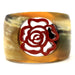 Horn & Lacquer Cuff Bracelet #4759 - HORN JEWELRY