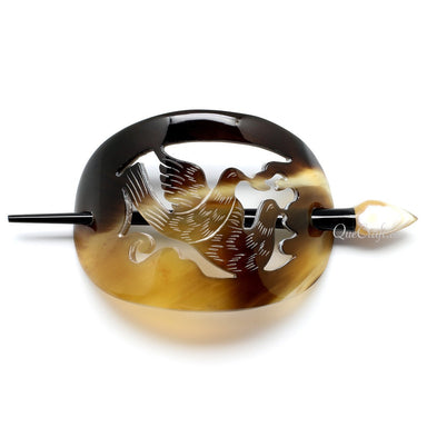 Horn Hair Barrette #10890 - HORN JEWELRY