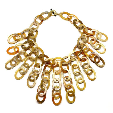 Horn Chain Necklace #5203 - HORN JEWELRY