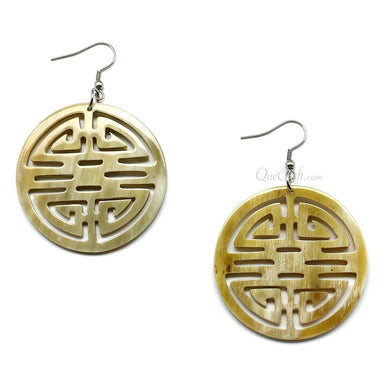 Horn Earrings #9654 - HORN JEWELRY