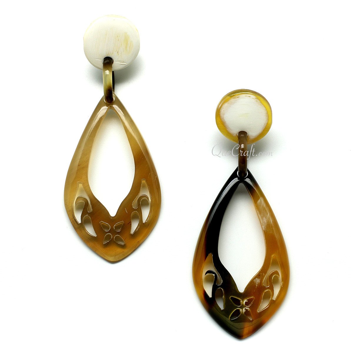 Horn Earrings #11407 - HORN JEWELRY