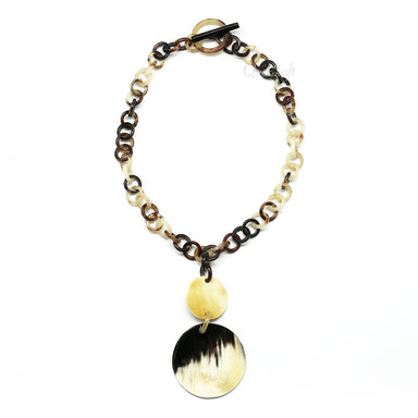 Horn Chain Necklace #4049 - HORN JEWELRY