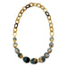 Horn & Lacquer Chain Necklace #4685 - HORN JEWELRY