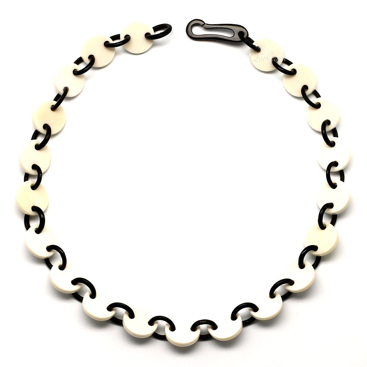 Bone & Horn Chain Necklace #4277 - HORN JEWELRY