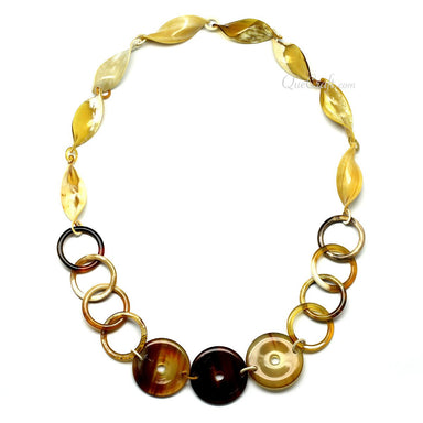 Horn Chain Necklace #11036 - HORN JEWELRY