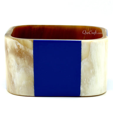 Horn & Lacquer Bangle Bracelet #11174 - HORN JEWELRY