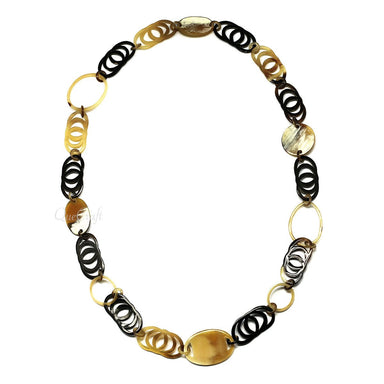 Horn Chain Necklace #4253 - HORN JEWELRY