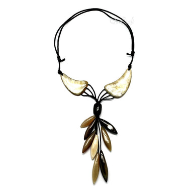 Horn String Necklace #10081 - HORN JEWELRY