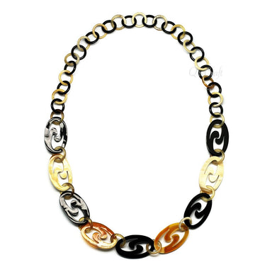 Horn Chain Necklace #4235 - HORN JEWELRY