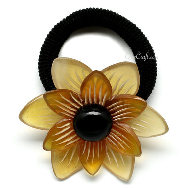 Horn Ponytail Holder #10719 - HORN JEWELRY