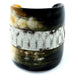 Horn & Leather Cuff Bracelet #9640 - HORN JEWELRY