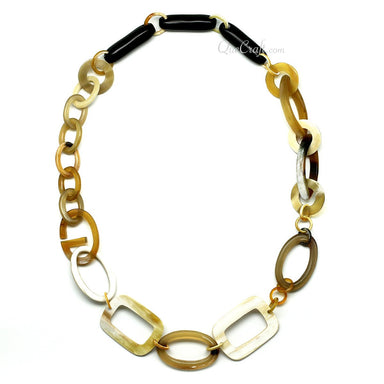 Horn Chain Necklace #10105 - HORN JEWELRY