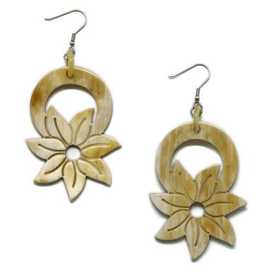 Horn Earrings #6136 - HORN JEWELRY