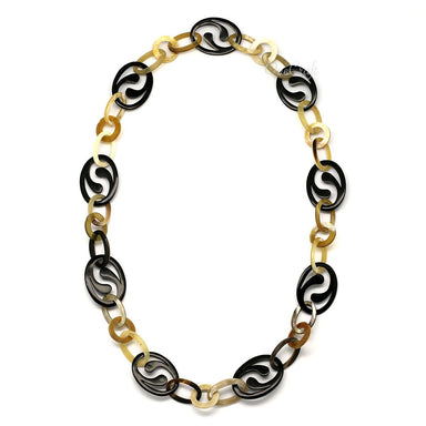 Horn Chain Necklace #5287 - HORN JEWELRY