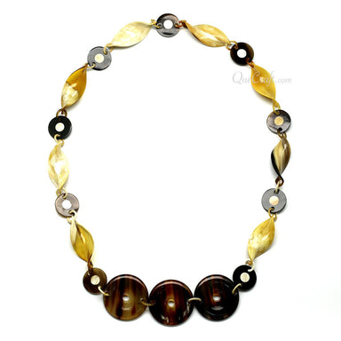 Horn Chain Necklace #11035 - HORN JEWELRY