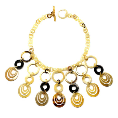 Horn Chain Necklace #5211 - HORN JEWELRY