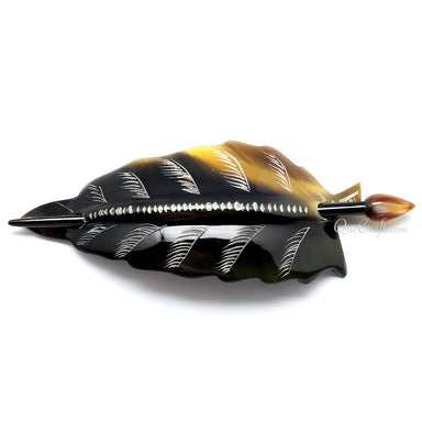 Horn Hair Barrette #10923 - HORN JEWELRY