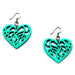 Horn & Lacquer Earrings #11104 - HORN JEWELRY