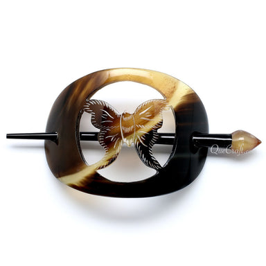 Horn Hair Barrette #10956 - HORN JEWELRY