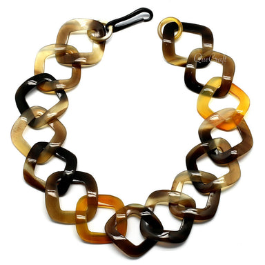 Horn Chain Necklace #9663 - HORN JEWELRY