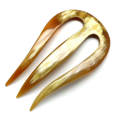 Horn Hair Pin #10579 - HORN JEWELRY