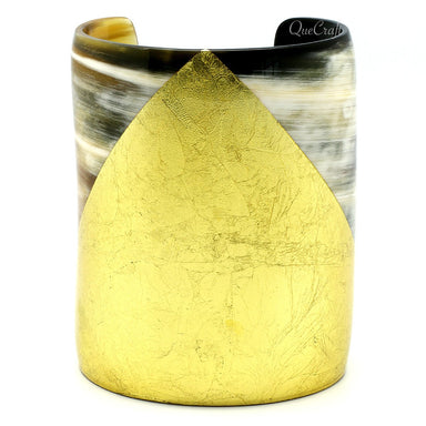 Horn & Lacquer Cuff Bracelet #9630 - HORN JEWELRY