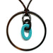 Horn & Lacquer Pendant #11451 - HORN JEWELRY
