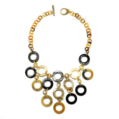 Horn Chain Necklace #4187 - HORN JEWELRY