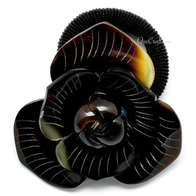 Horn Ponytail Holder #10728 - HORN JEWELRY