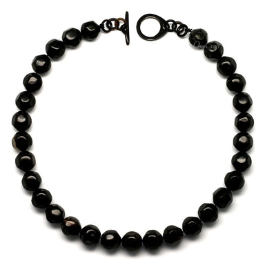 Horn Beaded Necklace #5213 - HORN JEWELRY