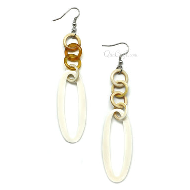 Bone & Horn Earrings #11543 - HORN JEWELRY