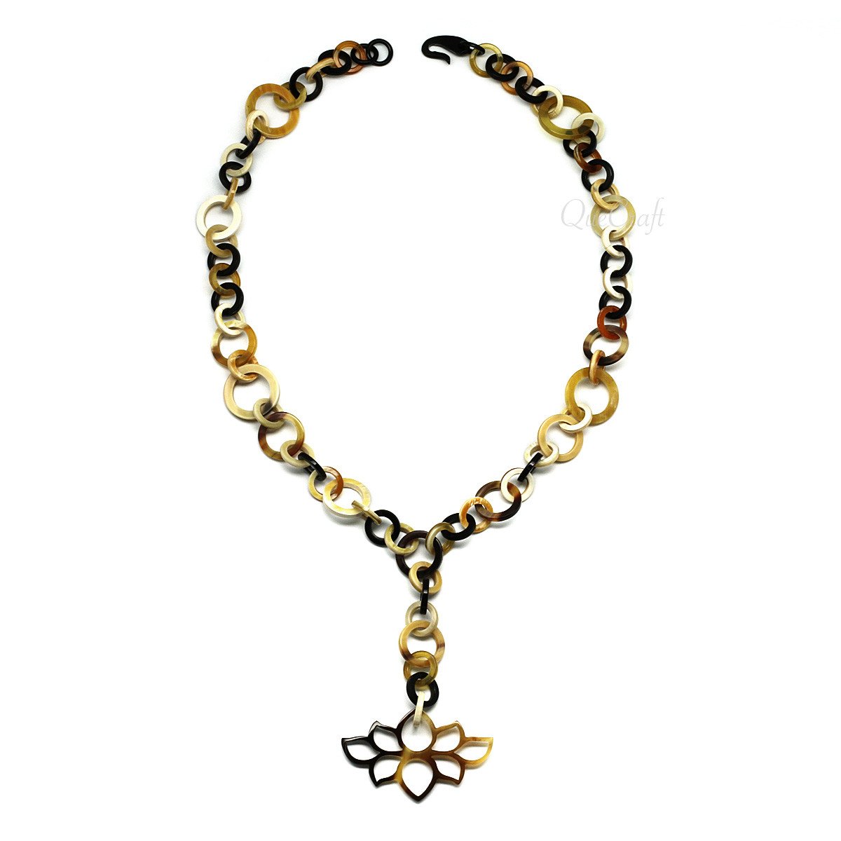 Horn Chain Necklace #4175 - HORN JEWELRY