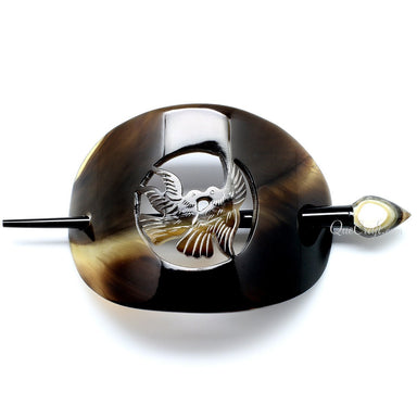 Horn Hair Barrette #10887 - HORN JEWELRY