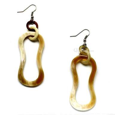 Horn Earrings #10052 - HORN JEWELRY