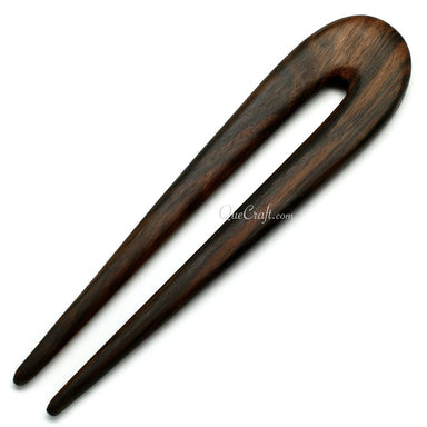 Ebony Hair Pin #10763 - HORN JEWELRY