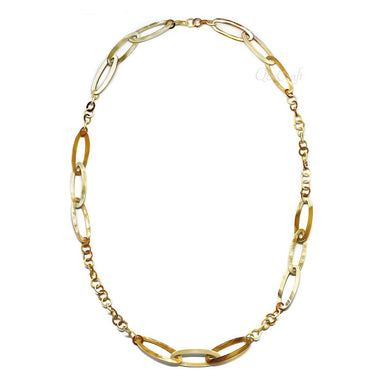 Horn Chain Necklace #4269 - HORN JEWELRY