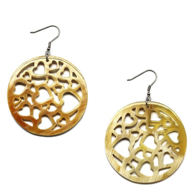 Horn Earrings #6150 - HORN JEWELRY