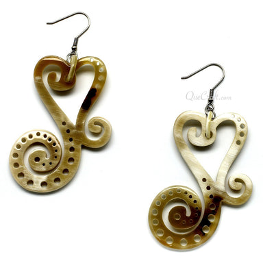 Horn Earrings #10307 - HORN JEWELRY
