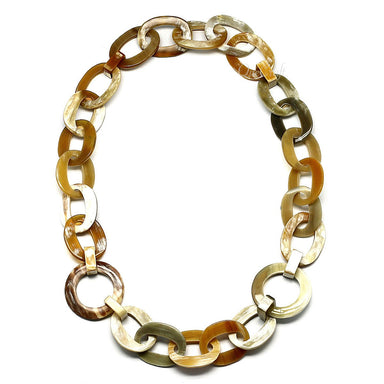 Horn Chain Necklace #9701 - HORN JEWELRY