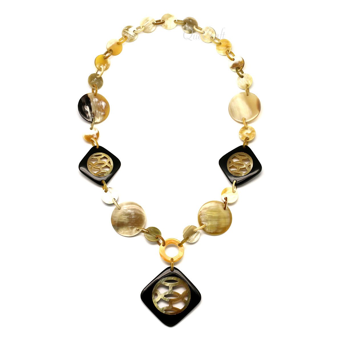 Horn Chain Necklace #5277 - HORN JEWELRY