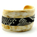 Horn  & Leather Cuff Bracelet #9639 - HORN JEWELRY