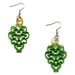 Horn & Lacquer Earrings #11171 - HORN JEWELRY