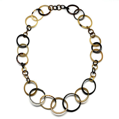 Horn Chain Necklace #9710 - HORN JEWELRY