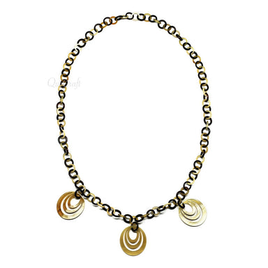 Horn Chain Necklace #4157 - HORN JEWELRY