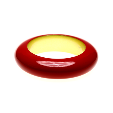 Wood & Lacquer Bangle Bracelet #13607 - HORN JEWELRY