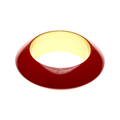 Wood & Lacquer Bangle Bracelet #13608 - HORN JEWELRY